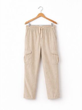 Zara Men Linen Blend Cargo Pants